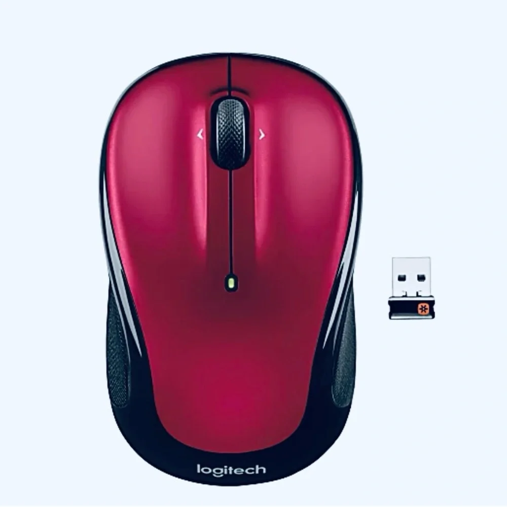 Logitech Burgundy Wireless Mouse M235